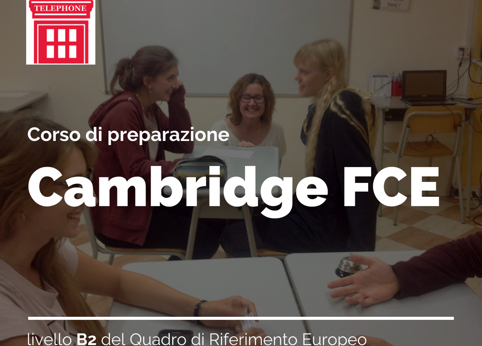certificazione Cambridge FCE corso di preparazione